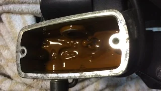 Brake Fluid Replacement: Honda Motorcycle