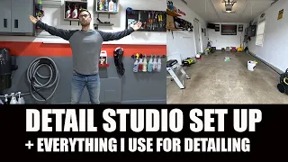 Detailing Garage Tour- Small Garage Makeover | Garage setup