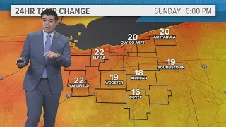 Cleveland Weather: Warmer air headed to Northeast Ohio