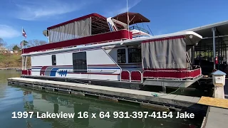 Houseboat for Sale Houseboats Buy Terry 1997 Lakeview 16 x 64