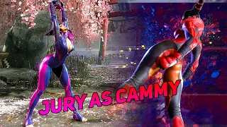 Juri Does Cammy's Moves & Taunts 😉😁