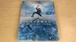 Aquaman and the Lost Kingdom - Walmart Exclusive 4K Ultra HD Blu-ray SteelBook Unboxing