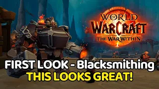 THIS NEW MECHANIC SOUNDS AWESOME! - First Look at Blacksmithing on The War Within Alpha