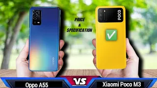 Oppo A55 vs Xiaomi Poco M3 #oppo #oppoa55 #xiaomi #pocom3 #xiaomipocom3