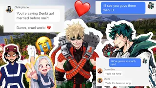 BNHA Texts || Class 1A Grew Up?! || “Castle On The Hill” Lyric Prank