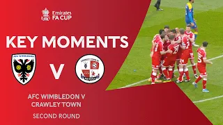 AFC Wimbledon v Crawley Town | Key Moments | Second Round | Emirates FA Cup 2020-21