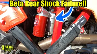 2024 Beta Motorcycle ZF Rear Shock FAILURE! You can prevent this on your bike!