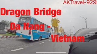 Dragon 🐉 Bridge in Da Nang-Vietnam 🇻🇳 | breathing fire show-4K