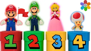 Super Mario Bros Movie Advent Calendar with Luigi | Fun Learning Video For Kids