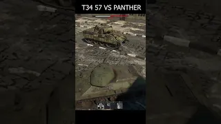 T34 57 VS PANTHER