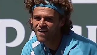 Lleyton Hewitt vs Gustavo Kuerten 2003 Indian Wells Highlights