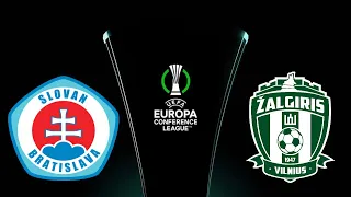 Slovan vs Žalgiris | UECL 2022-2023 Play-off | PES Fantasy
