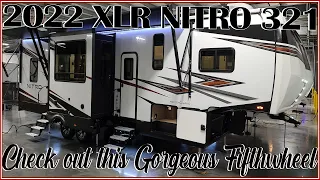 11' Garage 3 Slide Outs 2022 XLR Nitro 321 Toy Hauler Fifth Wheel @ Couchs RV Nation RV Review Tour