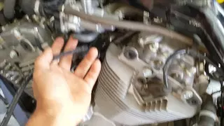 VTX1300 Coolant Change