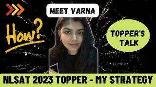 NLSAT 2023 Toppers Talk - Varna : How to prepare for NLSAT 3 Year LLB Law Tips for NLSAT 2024/25