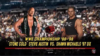 WWE 2K Attitude Era Steve Austin vs. Shawn Michaels