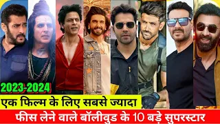 Top 10 Highest Paid Actors,Salman K, Shahrukh K, Akshay K, Ajay D, Ranveer S, Tiger S, Hrithik R,