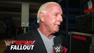 Flair Responds to Triple H’s Action on Raw: Raw Fallout, February 16, 2015