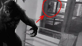 CCTV footage captures werewolf in the upstairs room | werewolf in a real life