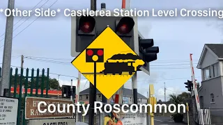 (OTHER SIDE) Castlerea station level crossing, Roscommon