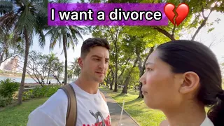 We’re Getting Divorced! His reaction…..