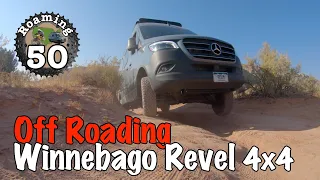 Off-roading at Klondike Bluffs, Moab, Utah in a Winnebago Revel 4x4 | Mercedes Sprinter 2500