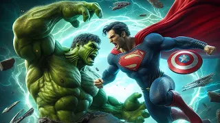 "Confrontation battle!" The competition between Hulk and Superman surprised the world!daohungHH