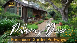 Rustic Garden Landscape: Perfect Farmhouse Garden Pathways for Your Stunning Rustic Outdoor Retreat