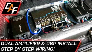 Car Audio Wiring - Dual Amplifier and DSP Install