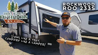 Views Like A Tent, Comfort Of A Camper! - Rockwood Roo 233S [Best Hybrid Campers 2023]