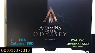 PS4 pro vs PS5 Loading comparison in Assassin's Creed: Odyssey