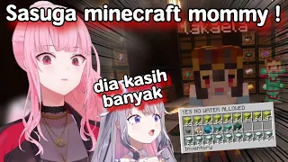 Ketika Kaela mengawasi anaknya Biboo & Calli di Minecraft collab ☺️