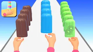 Popsicle Stack - Gameplay All Levels Android,ios game Mobile Game App New Update. (Levels 96-97)