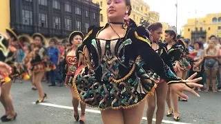 Chicas Caporales, Virgen de la candelaria 2019 Lima, Festividad Peruana