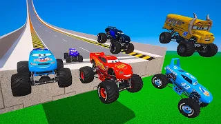 Cars Monster Truck McQueen & Friends Monster Trucks Jackson Storm The King Miss Fritter Bobby Swift