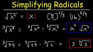 Simplifying Radicals