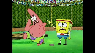 Spongebob Squarepants: Spongebob and Patrick argue (The Fry Cook Games)