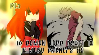 ||× 10 Great Demon Lord React To Rimuru Family As... ×|| 3/? || Eldest brother as Sai akuto