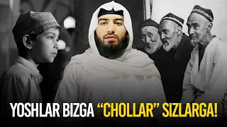 Yoshlar bizga "chollar" sizlarga! | Ustoz Abdulloh Zufar