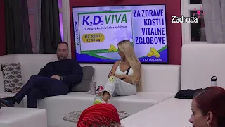 Zadruga 6 - Aleksandra i Zvezdan u još jednoj epizodi skrivenih pogleda  - 11.10.2022.