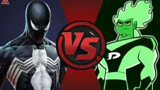 Symbiote Spiderman vs Dark Danny Phantom! Cartoon Fight Night Episode 36!