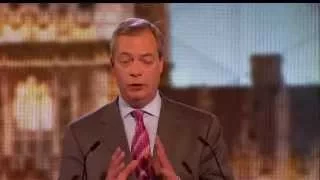 Nigel Farage turns on the audience at BBC debate