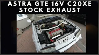 astra gte 16v c20xe red top cold start stock exhaust cavalier gsi astra gsi