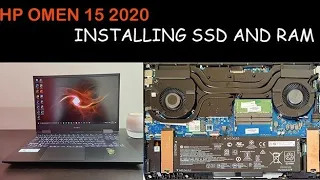 HP Omen 15 2020 SSD and RAM upgrade - Disassembly Guide