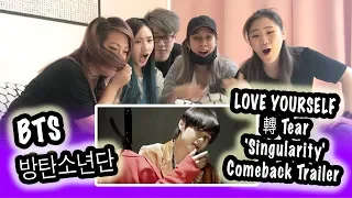 [KPOP REACTION] BTS 방탄소년단 --  LOVE YOURSELF 轉 TEAR 'SINGULARITY' COMEBACK TRAILER