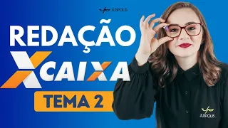 Concurso CAIXA 2024 - Modelo de REDAÇÃO - TEMA 2 - EDUCAÇÃO FINANCEIRA