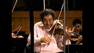 Perlman rehearsing Viotti with Juilliard Orchestra at Queens College