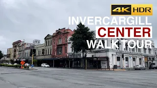 Invercargill City Center Walking Tour New Zealand 4K