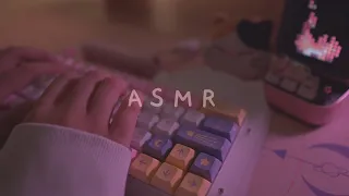 [Cozy ASMR ☁] typing on 9 different Keyboards (no mid-roll ads)