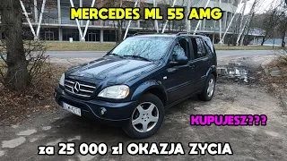 Mercedes ML 55 AMG W163 za 25 000 zł! OKAZJA ŻYCIA 5.4l 347hp